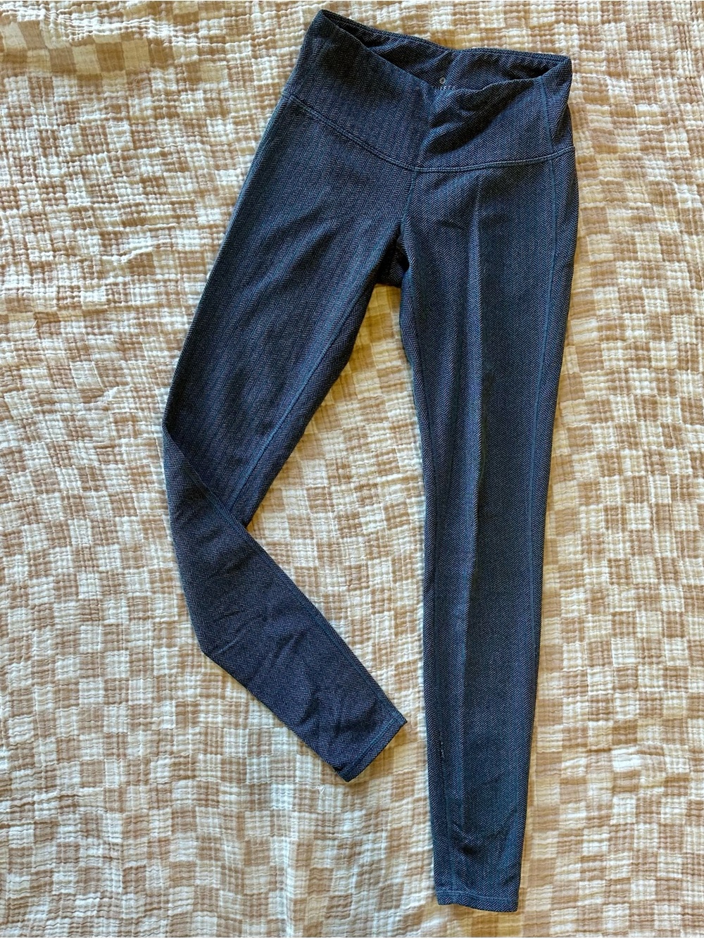 Dark Blue High-Waist Leggings